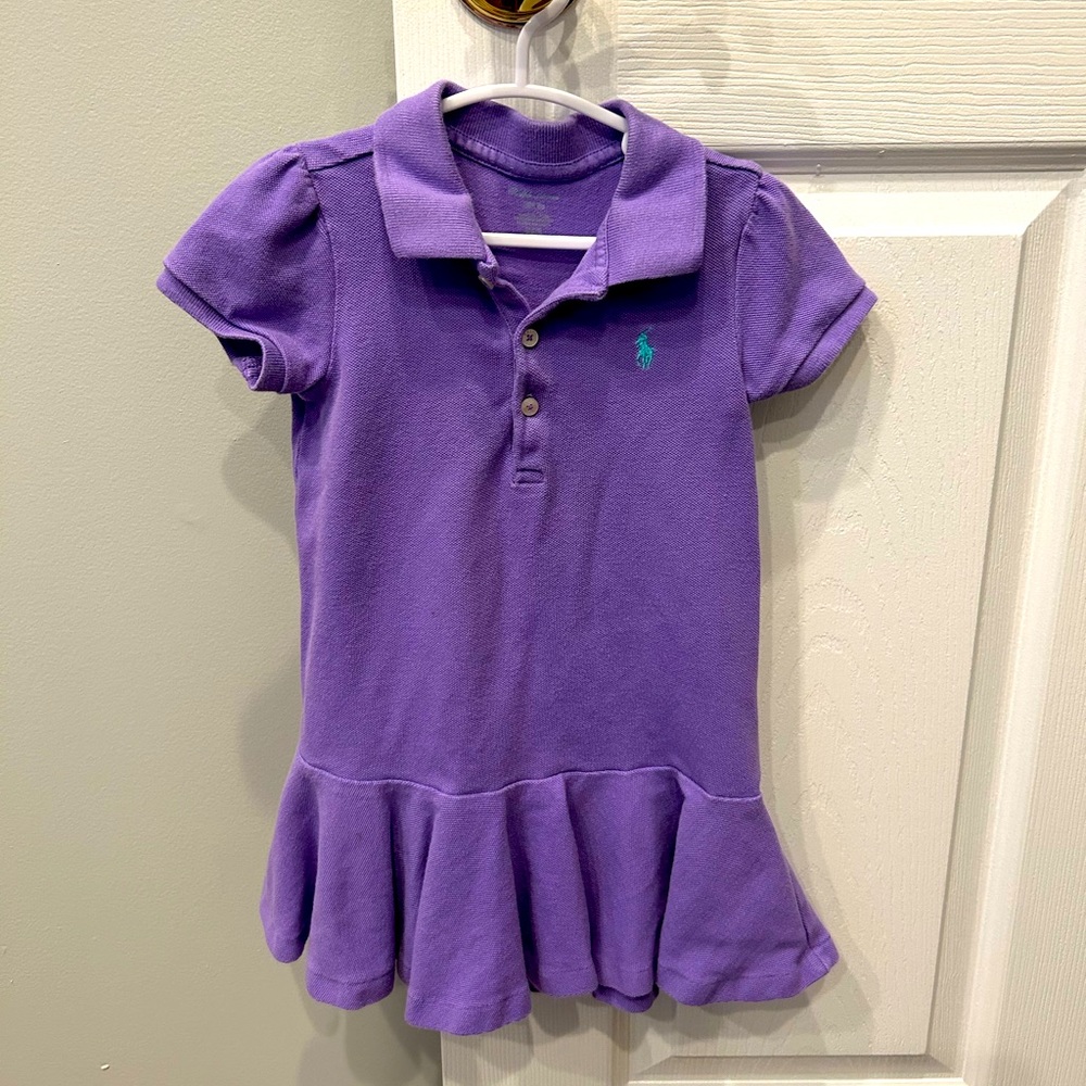 Ralph Lauren Purple Dress. Size 18 months. Super cute!